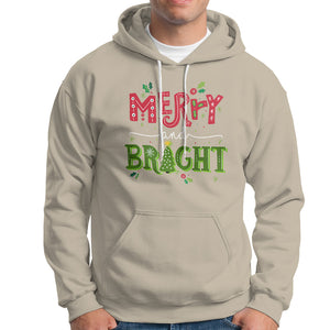 Merry And Bright Christmas Tree Xmas Holiday Hoodie TS09 Printyourwear