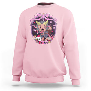 Kawaii Pastel Krampus Cute Creepy Christmas Sweatshirt TS09 Printyourwear