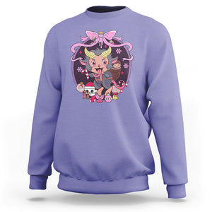 Kawaii Pastel Krampus Cute Creepy Christmas Sweatshirt TS09 Printyourwear