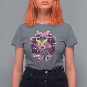 Kawaii Pastel Krampus Cute Creepy Christmas T Shirt For Women TS09 Printyourwear