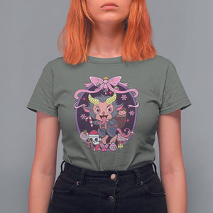 Kawaii Pastel Krampus Cute Creepy Christmas T Shirt For Women TS09 Printyourwear