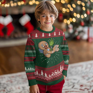 Funny Xmas Ugly Christmas Sweater Scary Zombie Gingerbread Krampus Broken Cookie TS09 Christmas Print Your Wear