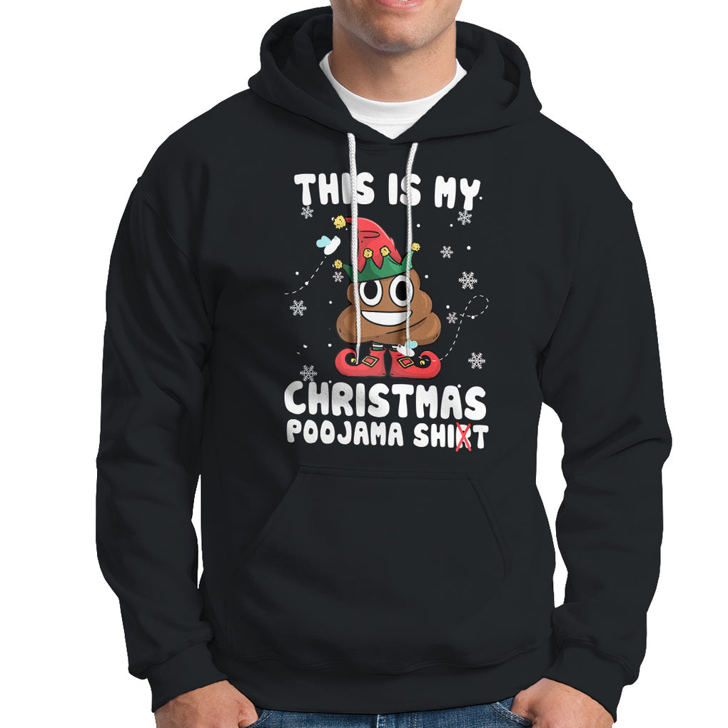 Funny Elf Poop This Is My Christmas Poojama Shirt Hoodie TS09 Military Green Printyourwear