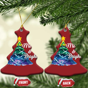 Colorful Christmas Tree Merry And Bright Christmas Ornament TS09 Christmas Tree Red Print Your Wear