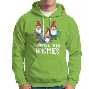 Hanging With My Gnomies Funny Christmas Garden Gnome Hoodie TS09 Printyourwear