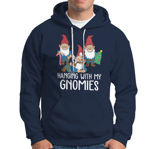 Hanging With My Gnomies Funny Christmas Garden Gnome Hoodie TS09 Printyourwear