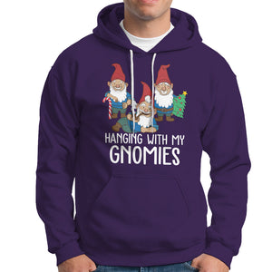 Hanging With My Gnomies Funny Christmas Garden Gnome Hoodie TS09 Printyourwear