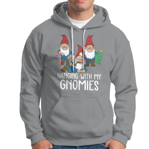 Hanging With My Gnomies Funny Christmas Garden Gnome Hoodie TS09 Printyourwear