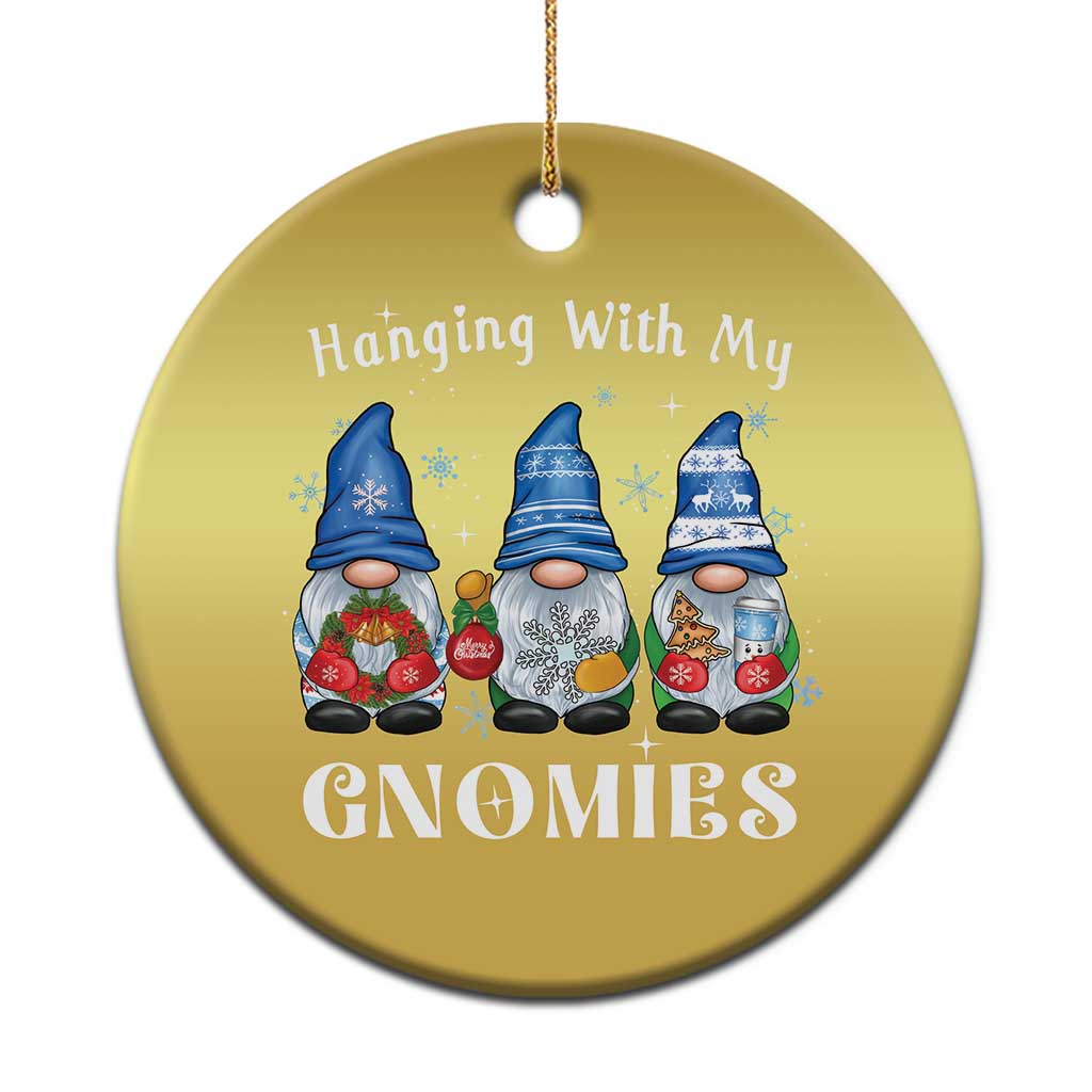 Cute Xmas Gnome Christmas Ornament Hanging With My Gnomies TS09 Print Your Wear