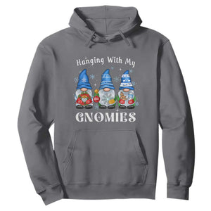 Hanging With My Gnomies Cute Xmas Gnome Hoodie TS09 Charcoal Print Your Wear