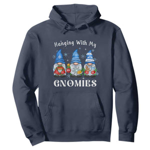 Hanging With My Gnomies Cute Xmas Gnome Hoodie TS09 Navy Print Your Wear