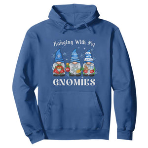 Hanging With My Gnomies Cute Xmas Gnome Hoodie TS09 Royal Blue Print Your Wear