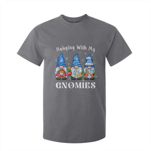 Hanging With My Gnomies Cute Xmas Gnome T Shirt For Kid TS09 Charcoal Print Your Wear