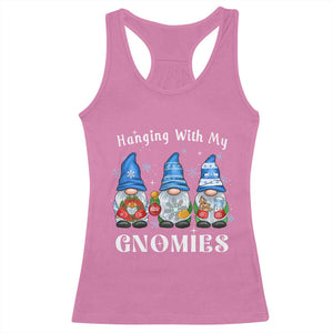 Hanging With My Gnomies Cute Xmas Gnome Racerback Tank Top TS09 Azalea Print Your Wear