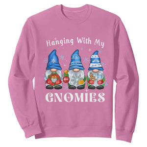 Hanging With My Gnomies Cute Xmas Gnome Sweatshirt TS09 Azalea Print Your Wear