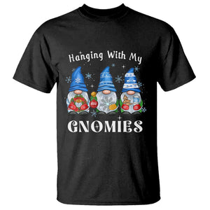 Hanging With My Gnomies Cute Xmas Gnome T Shirt TS09 Black Print Your Wear