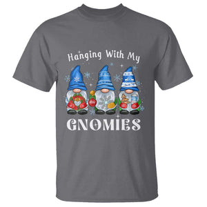 Hanging With My Gnomies Cute Xmas Gnome T Shirt TS09 Charcoal Print Your Wear