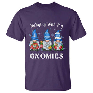 Hanging With My Gnomies Cute Xmas Gnome T Shirt TS09 Purple Print Your Wear