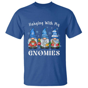 Hanging With My Gnomies Cute Xmas Gnome T Shirt TS09 Royal Blue Print Your Wear