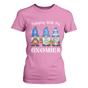 Hanging With My Gnomies Cute Xmas Gnome T Shirt For Women TS09 Azalea Print Your Wear