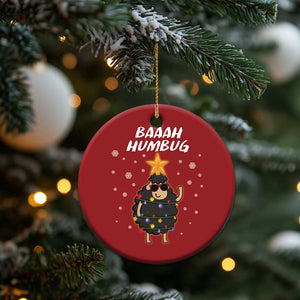 Funny Xmas Christmas Ornament Baaah Humbug Black Sheep Christmas Tree TS09 Print Your Wear