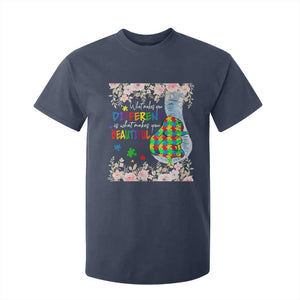 Autism Awareness T Shirt For Kid What Makes You Different Is What Makes You Beautiful Autistic Elephant Mom TS09 Navy Print Your Wear