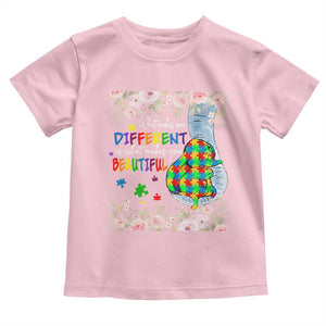 Autism Awareness Toddler T Shirt What Makes You Different Is What Makes You Beautiful Autistic Elephant Mom TS09 Light Pink Print Your Wear