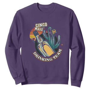 Cinco De Mayo Drinking Team Funny Mexican Party Sweatshirt TS09 Purple Print Your Wear