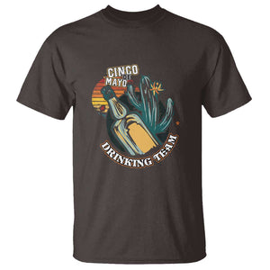 Cinco De Mayo Drinking Team Funny Mexican Party T Shirt TS09 Dark Chocolate Print Your Wear