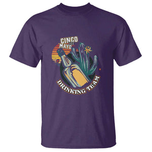 Cinco De Mayo Drinking Team Funny Mexican Party T Shirt TS09 Purple Print Your Wear