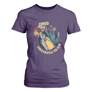 Cinco De Mayo Drinking Team Funny Mexican Party T Shirt For Women TS09 Purple Print Your Wear