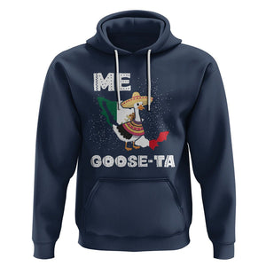 Me Goose Ta Mexican Funny Spanish Pun Hoodie TS09 Navy Printyourwear