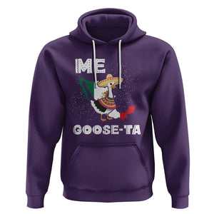 Me Goose Ta Mexican Funny Spanish Pun Hoodie TS09 Purple Printyourwear