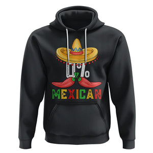 Funny Cinco De Mayo Hoodie 0% Mexican Fiesta Sombrero TS09 Black Printyourwear