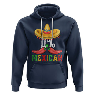 Funny Cinco De Mayo Hoodie 0% Mexican Fiesta Sombrero TS09 Navy Printyourwear