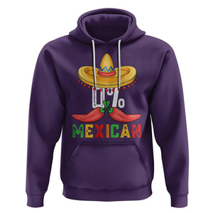 Funny Cinco De Mayo Hoodie 0% Mexican Fiesta Sombrero TS09 Purple Printyourwear