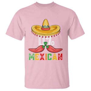 Funny Cinco De Mayo T Shirt 0% Mexican Fiesta Sombrero TS09 Light Pink Printyourwear