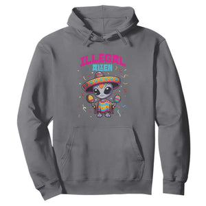 Funny Mexican Illegal Alien Cinco De Mayo Hoodie TS09 Charcoal Print Your Wear