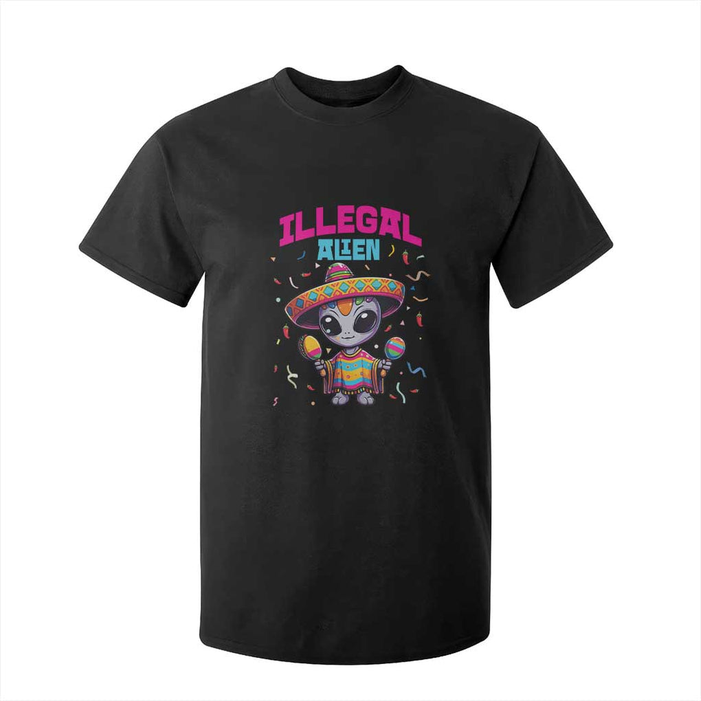 Funny Mexican Illegal Alien Cinco De Mayo T Shirt For Kid TS09 Black Print Your Wear