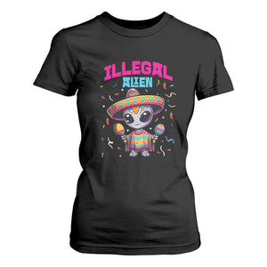 Funny Mexican Illegal Alien Cinco De Mayo T Shirt For Women TS09 Black Print Your Wear