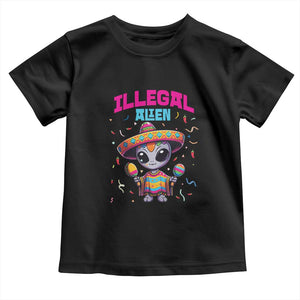 Funny Mexican Illegal Alien Cinco De Mayo Toddler T Shirt TS09 Black Print Your Wear