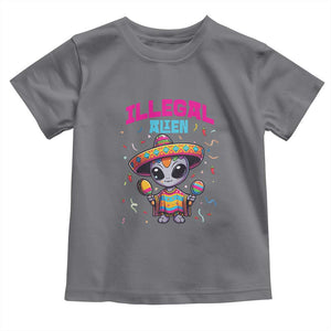 Funny Mexican Illegal Alien Cinco De Mayo Toddler T Shirt TS09 Charcoal Print Your Wear