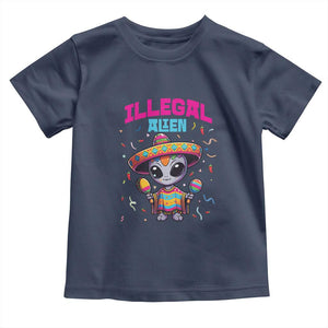 Funny Mexican Illegal Alien Cinco De Mayo Toddler T Shirt TS09 Navy Print Your Wear