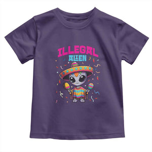 Funny Mexican Illegal Alien Cinco De Mayo Toddler T Shirt TS09 Purple Print Your Wear