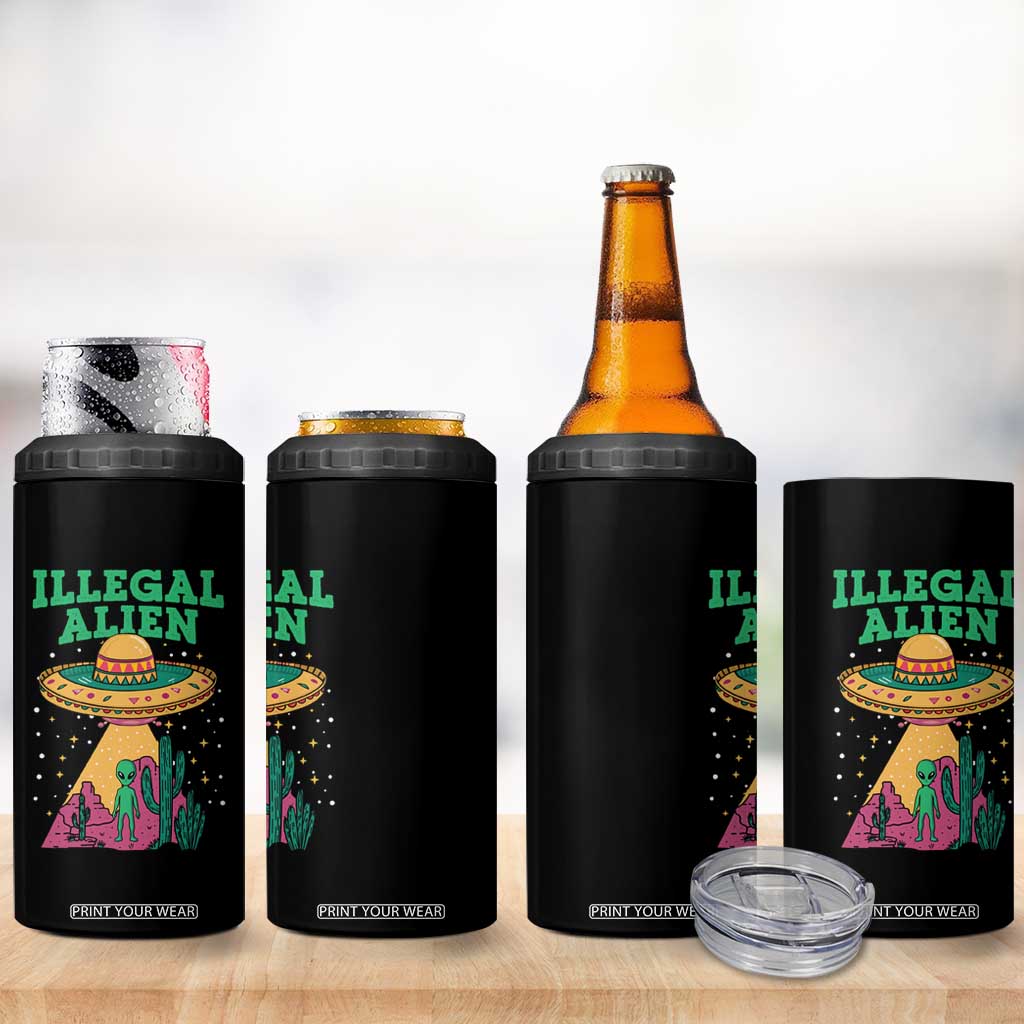 Funny Mexican Illegal Alien 4 in 1 Can Cooler Tumbler TS09 Print Your Wear