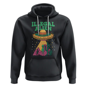 Funny Mexican Illegal Alien Hoodie TS09 Black Printyourwear