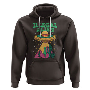 Funny Mexican Illegal Alien Hoodie TS09 Dark Chocolate Printyourwear