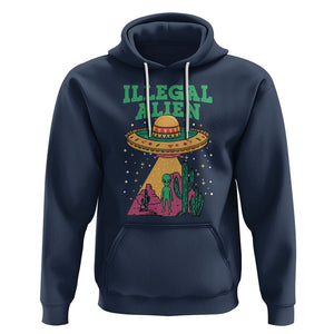 Funny Mexican Illegal Alien Hoodie TS09 Navy Printyourwear