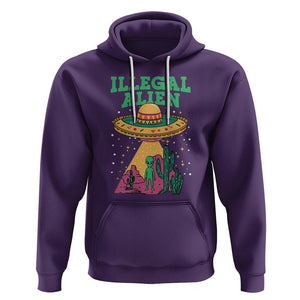 Funny Mexican Illegal Alien Hoodie TS09 Purple Printyourwear