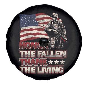 Veteran Spare Tire Cover Honor The Fallen Thank The Living Memorial Day TS09 Print Your Wear